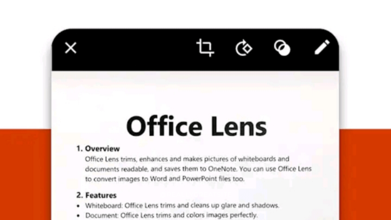 Best CamScanner Alternatives for Android and iOS (Without Watermark) 3 Office Lens
