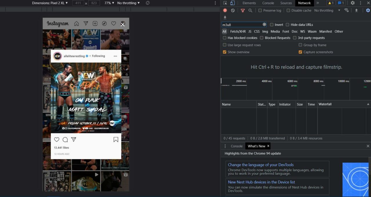 How to View Full-Size Instagram Photos? 15 On the Developers Tools window on the right, select the Source tab