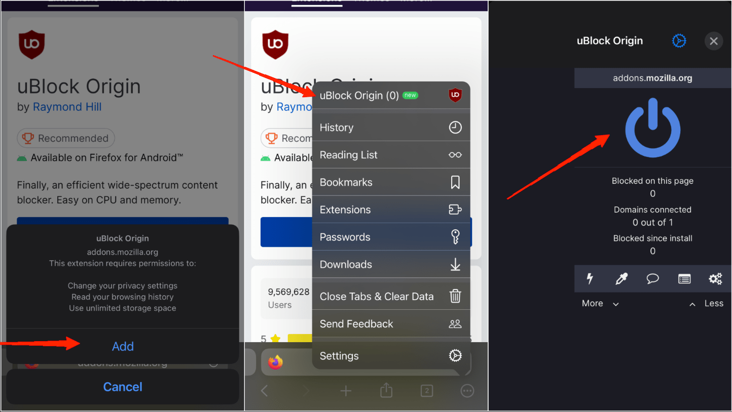 How to Use uBlock Origin on iPhone? 5 Once added, activate the uBlock and you can enjoy a clean browsing experience without extensive ads.
