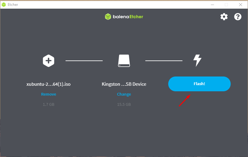 Enjoy Linux OS without Installing in PC Using Bootable USB Drive 13 Once the ISO file is selected, then click on the “Flash” button to begin