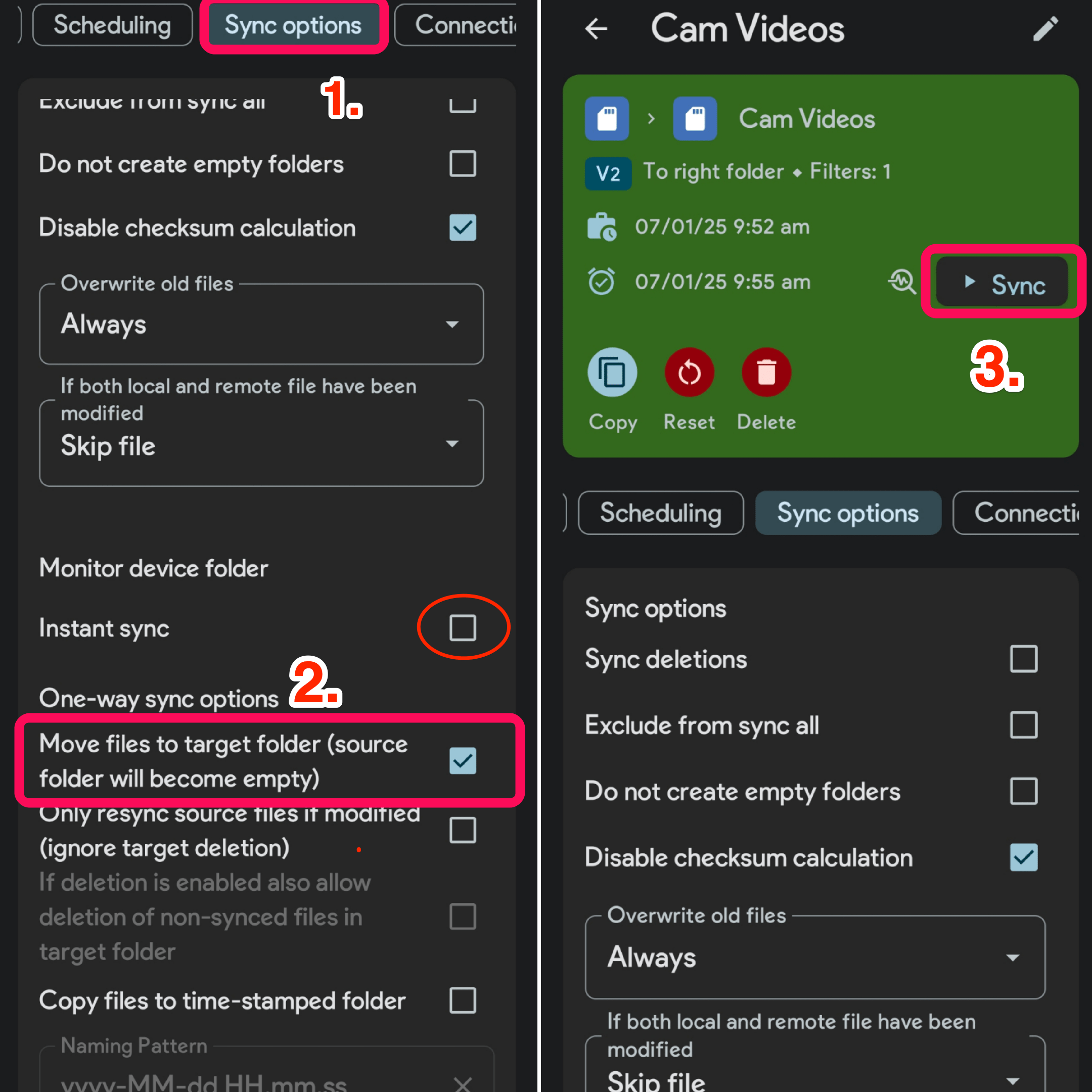 How to Backup Only Photos, Not Videos to Google Photos on Android? 11 Once you complete the process, tap the Sync button at the top right and it's done