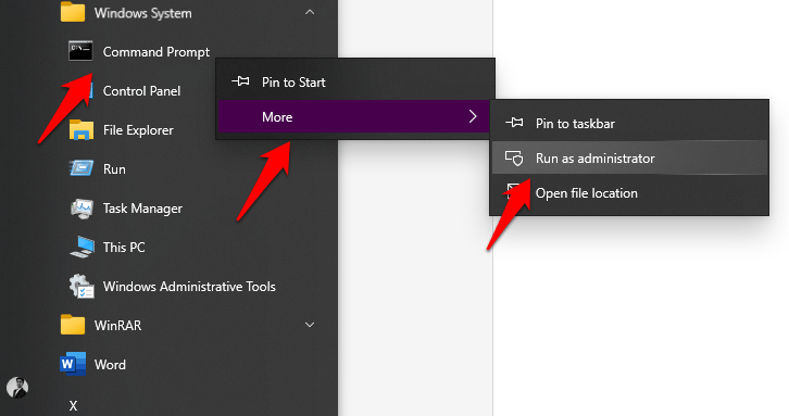 Fix Windows Store Missing in Windows 10 20 Open CMD as Adminisrtator