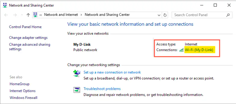 Fix “err_tunnel_connection_failed” in Chrome 5 Open-Network-and-Sharing-Center-in-Windows-10