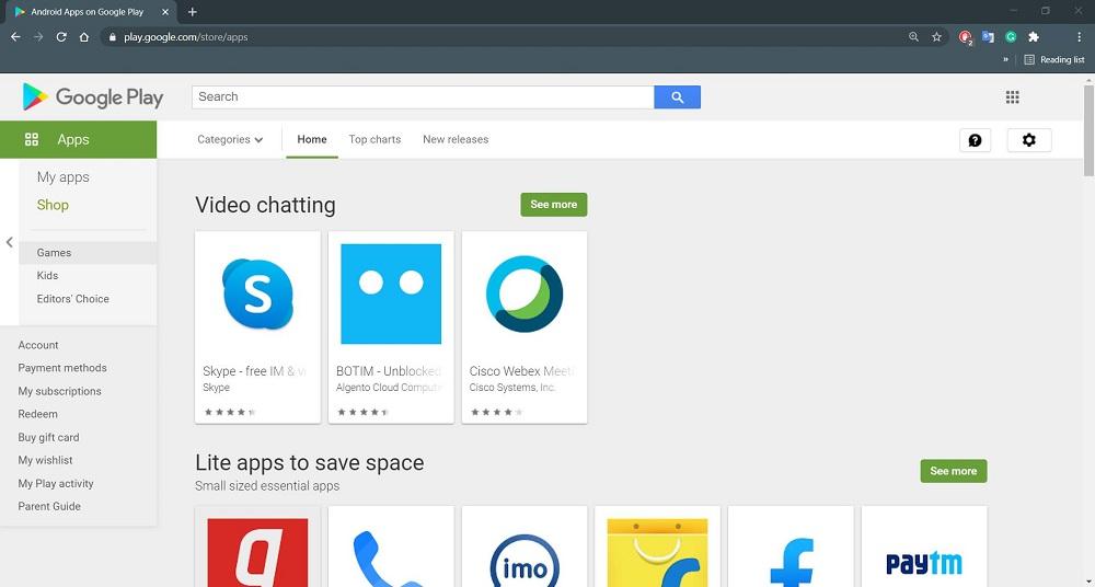 How to Remotely Install Android Apps from PC Browser? 2 Open Play Store Site on PC Browser