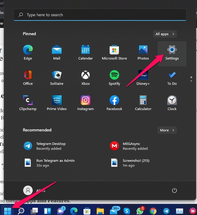 How to Fix Telegram App Not Working on Windows 11? 6 Open Settings