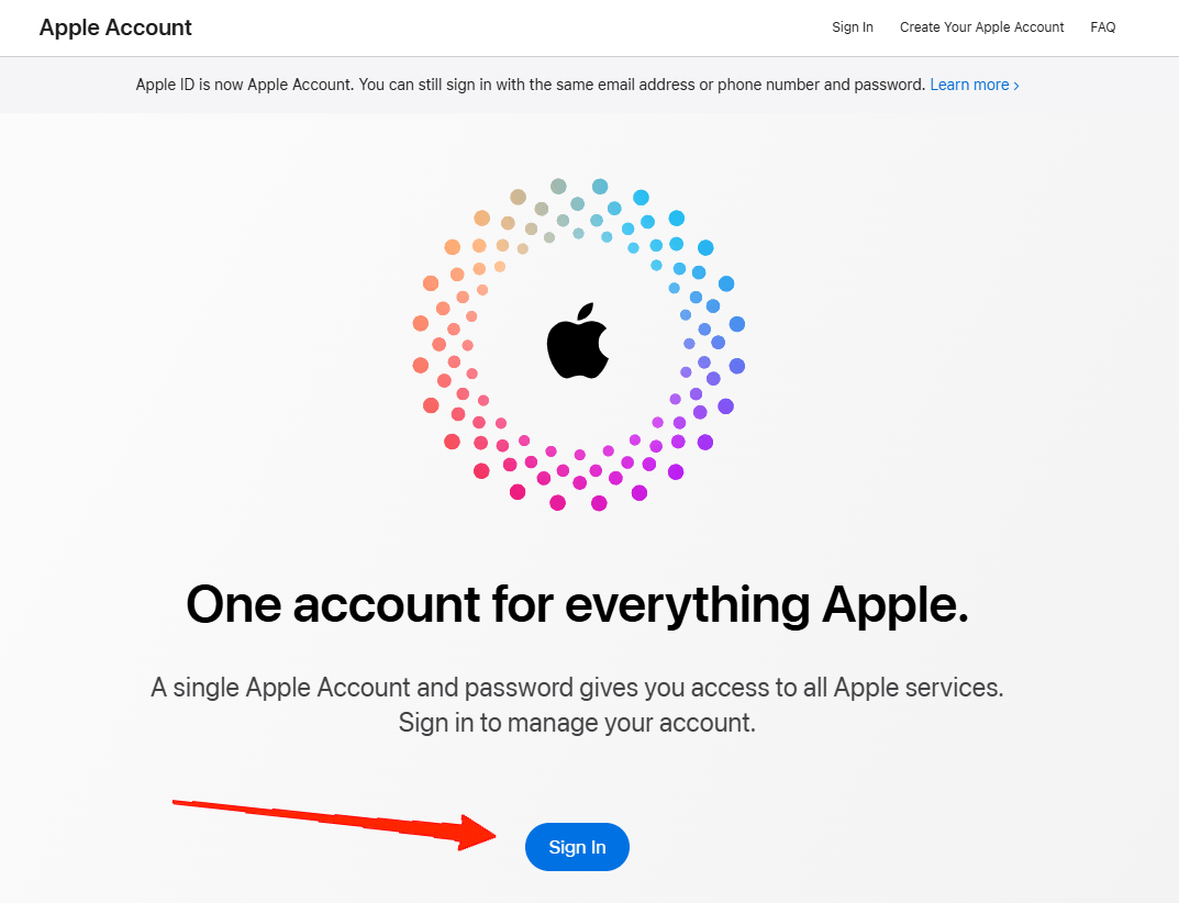 How to Change Your Primary iCloud Email Address 10 Open a browser and visit the Apple Account website.