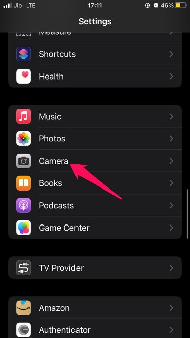How to Take JPEG Pictures on iPhone Camera? 3 Open camera settings