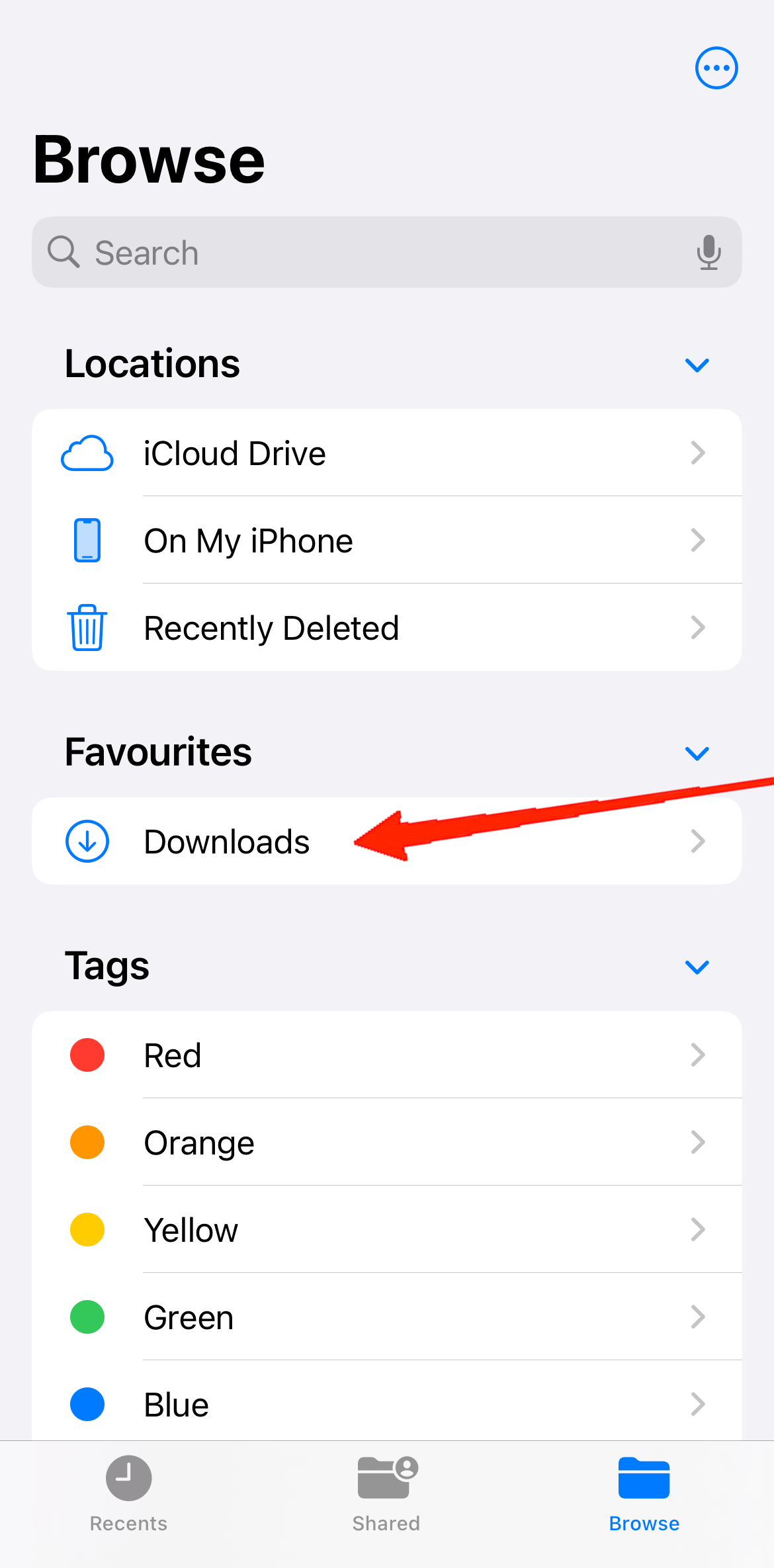 How to Find Files You Downloaded on iPhone 3 Open the Files app and navigate to the downloads section.