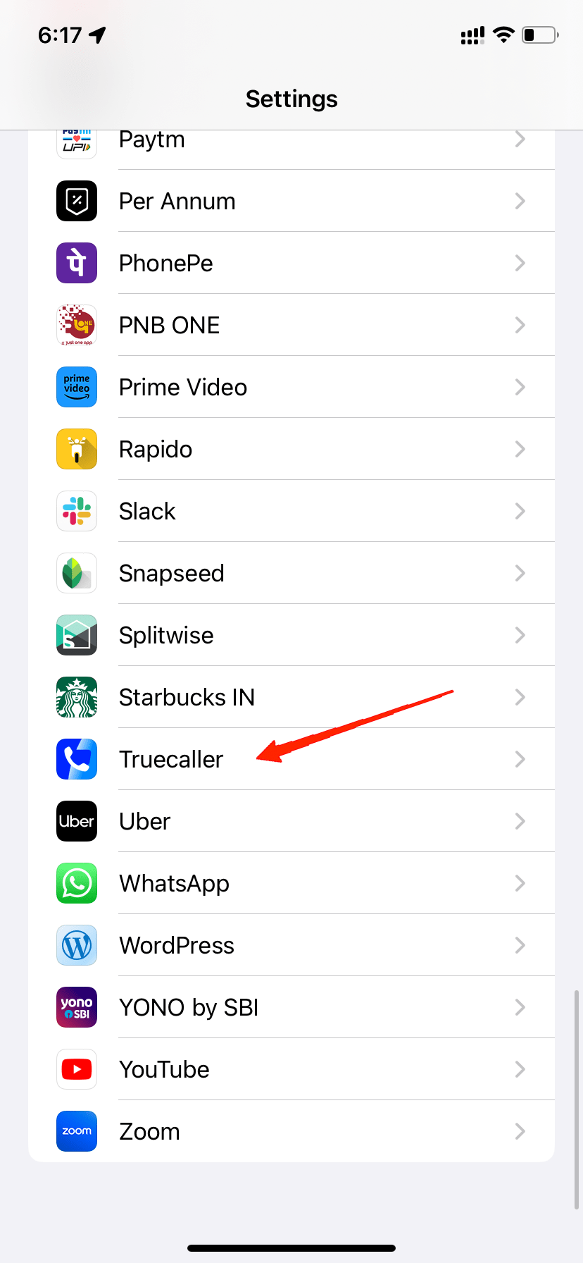 How to Fix Truecaller Not Showing Names for Incoming Call on iPhone 7 Open the settings app on your iPhone and navigate to the Truecaller option.