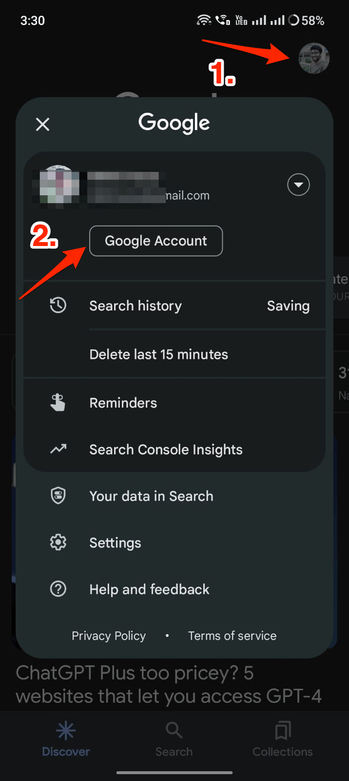 How to Create and Use Google Passkey on Android? 4 Open Google Account