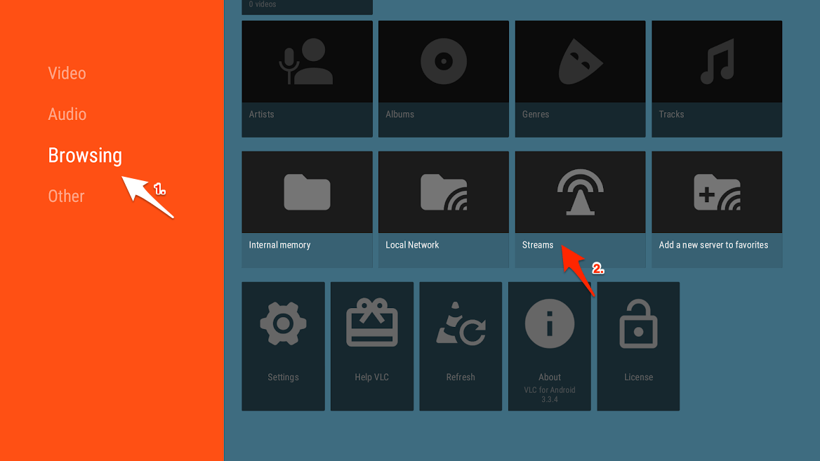 Stream Online Videos on VLC Player | PC and Mobile 16 Open_Streams_in_Browsing