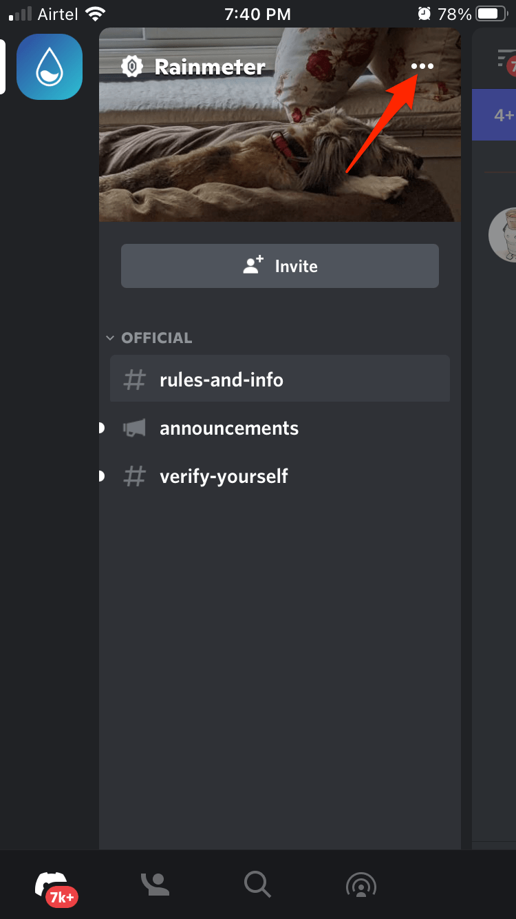 How to Turn OFF Discord Notifications for Android and iOS? 5 Open the server and then tap on the three-dot setting to reveal more options