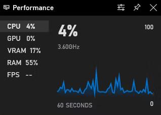 How to View Hidden Performance Overlay in Windows 11 6 Performance game bar widget