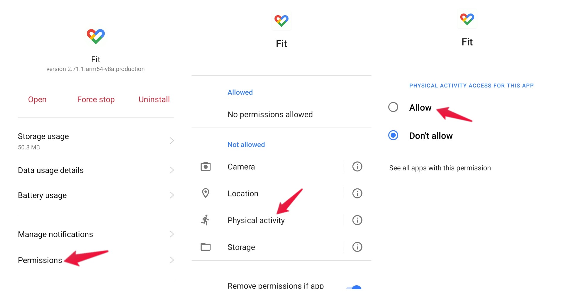 How to Fix Google Fit Not Counting Steps on Android? 2 Permissions