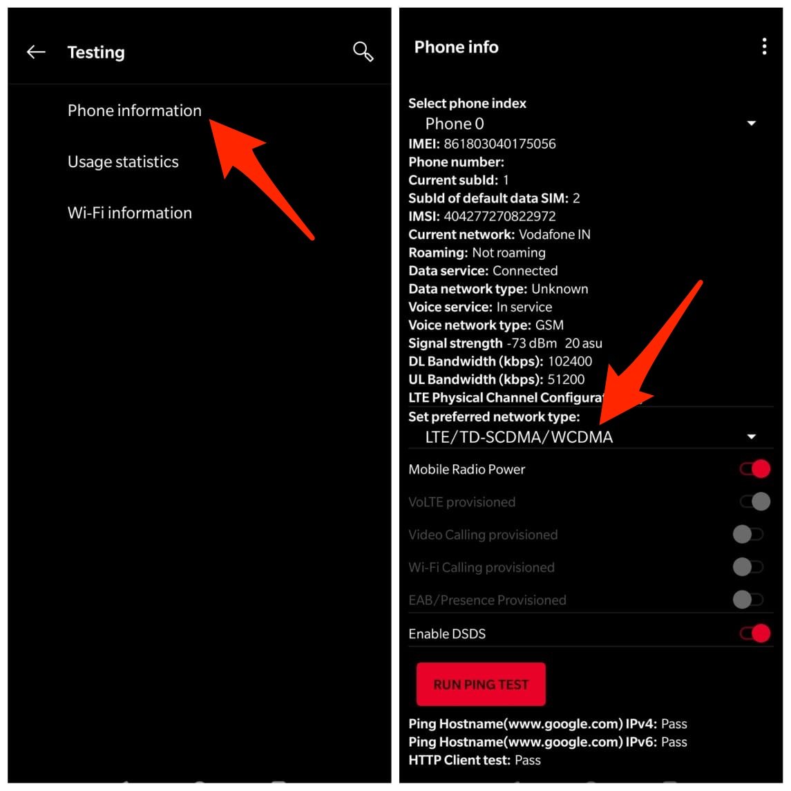 Fix Internet is Available only via Wi-Fi Error 2 Phone_Information_Radio