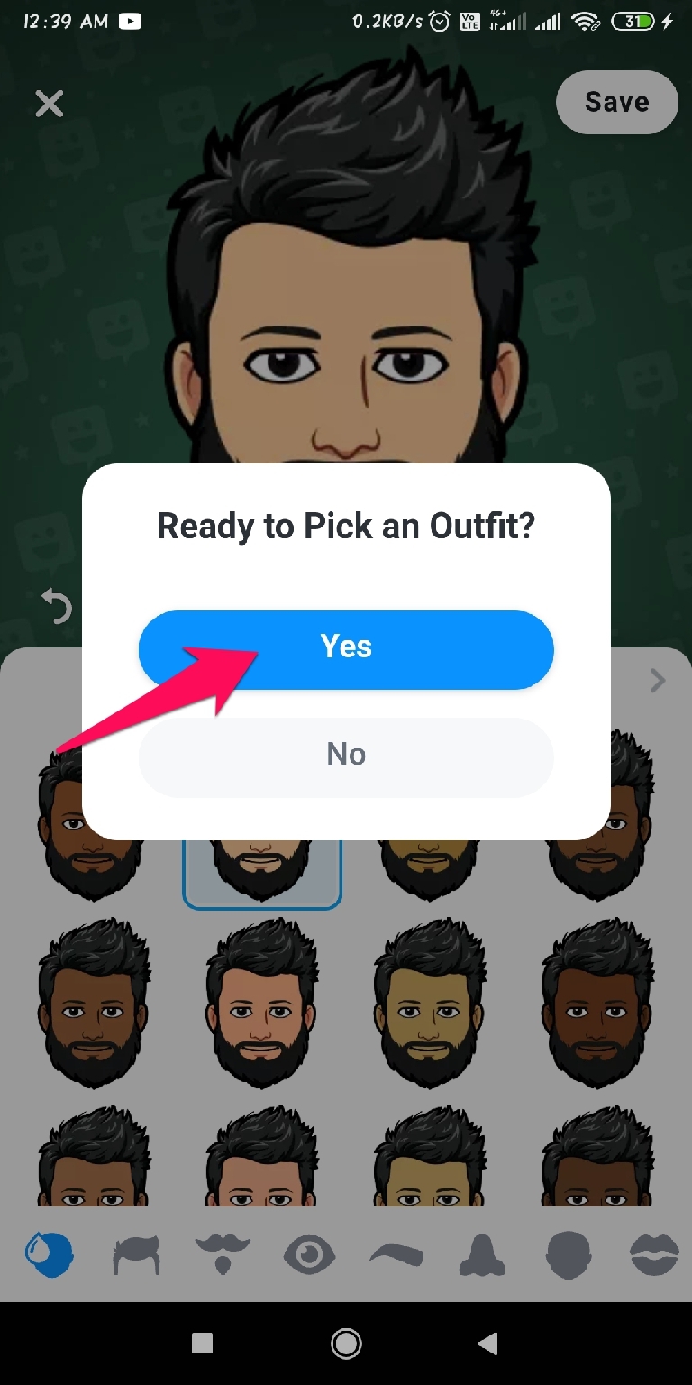 How to Make Custom Memoji on Android? 6 Pick an outfit