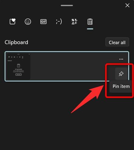 How to Check Clipboard History on Windows 11? 4 Pin Clipboard item