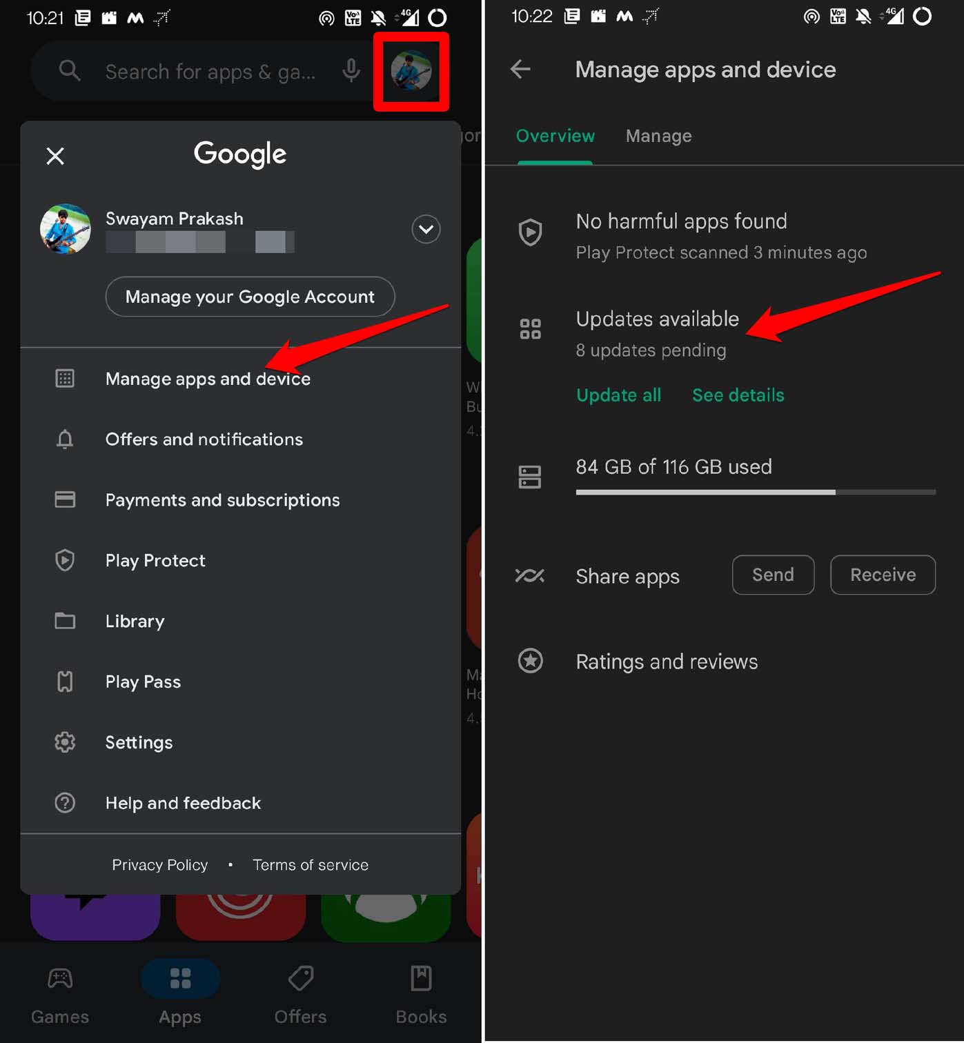 How to Fix Incoming Calls Not Ringing on Android 11 Play Store updates available