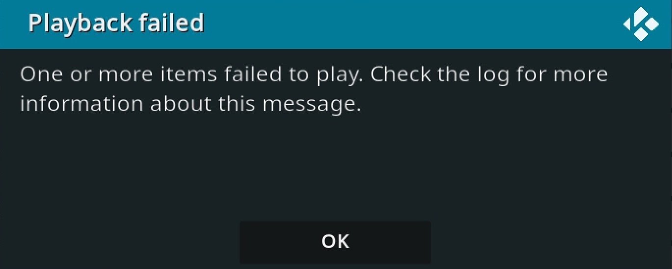 How to Fix Playback Failed on Kodi for MacBook? 2 Playback Failed, One or More item Failed to Play Kodi Mac