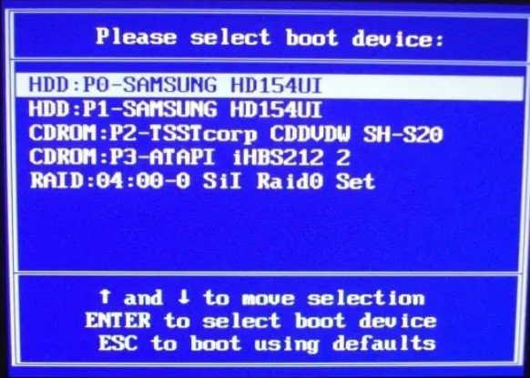 How to Reinstall Windows 11 from BIOS? 4 Please select your Boot device
