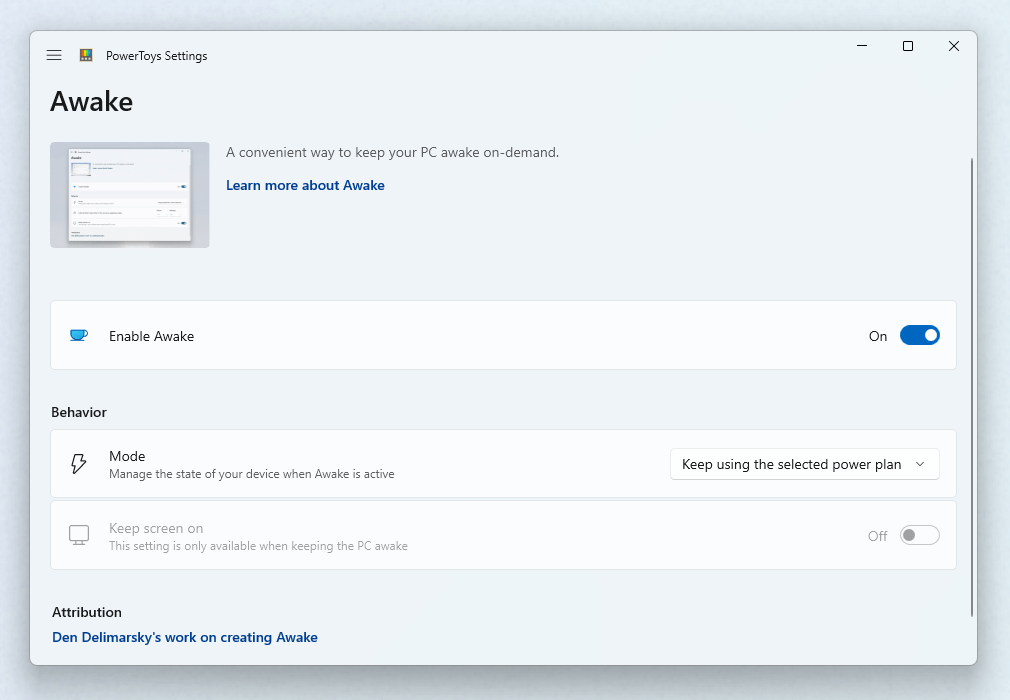 How to Install and Use PowerToys on Windows 11 12 PowerToys Awake