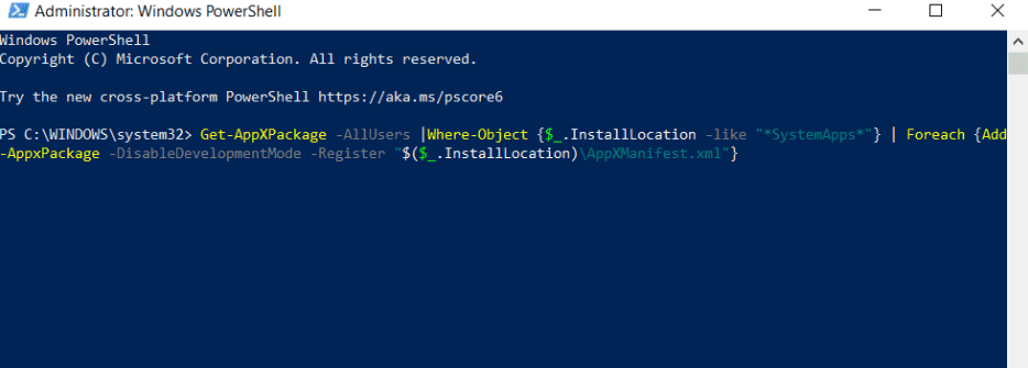 Keyboard Is Not Working on Windows Search Menu: Fix it Now! 11 Via Windows Powershell