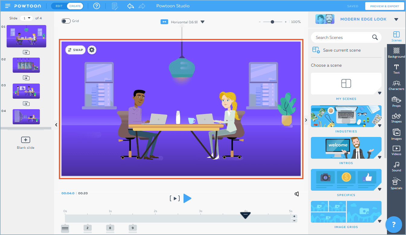 10 Best Online Video Editor Sites: Video Maker Online 8 Powtoon