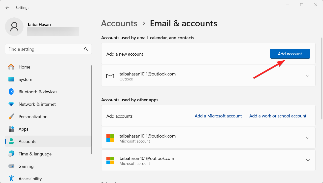 How to Add a Guest Account in Windows 11 4 Press the Add Account button