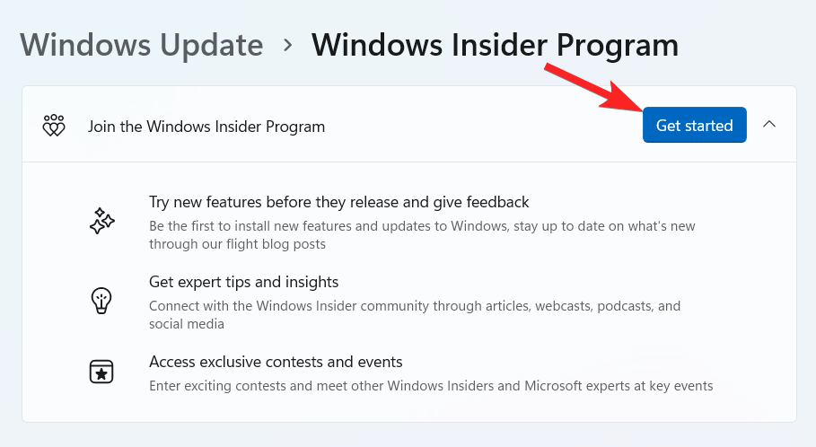 Download Windows 11 23H2 Official ISO File 15 Press the Get Started button in the Windows Insider Program