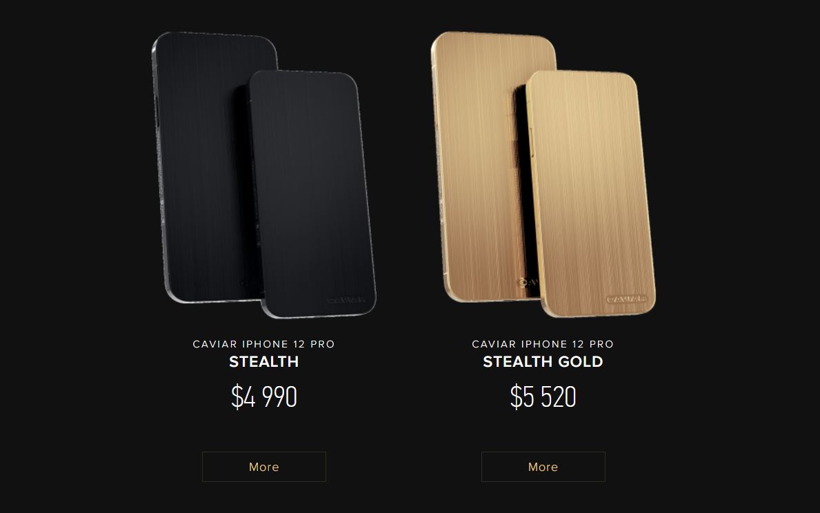 iPhone 12 Pro Stealth Variant launched 2 Price Caviar