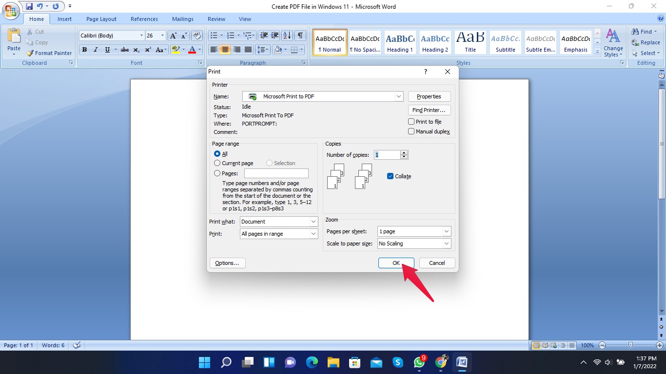 How to Create PDF File in Windows 11? 2 Print-to-pdf