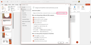 How to Type Square Root Symbol in MS PowerPoint 12 Click on AutoCorrect Options