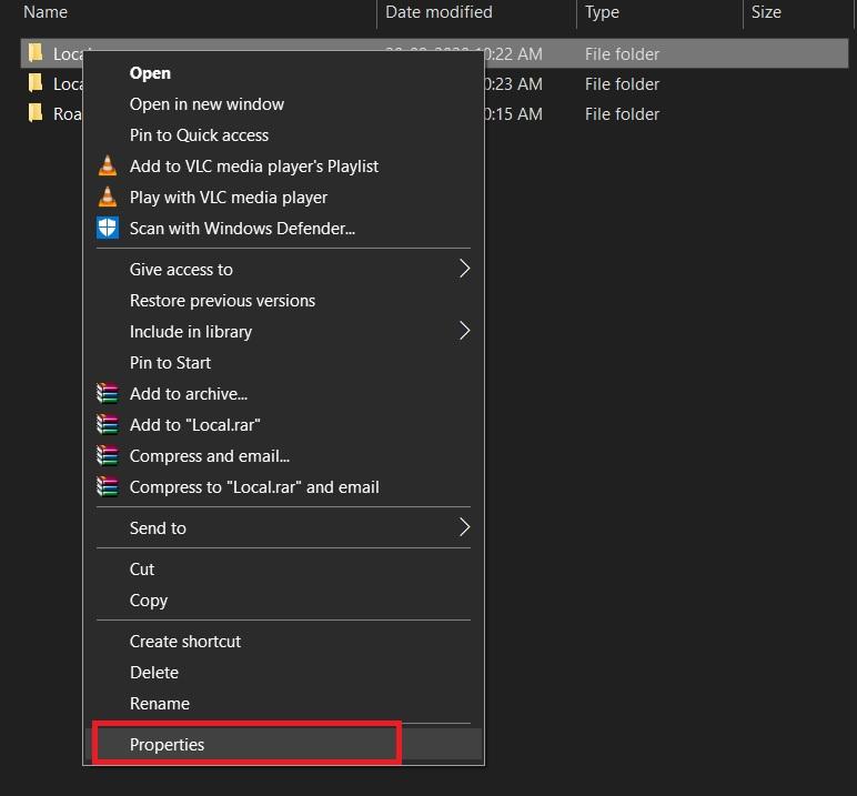 Fix Error 0x80070005 for Windows 2 Properties