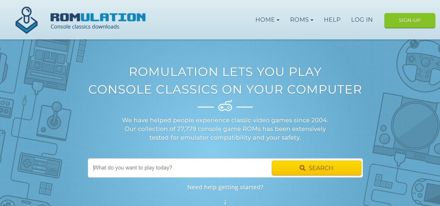 Safe Sites to Download ROM File for Games 8 ROMulation