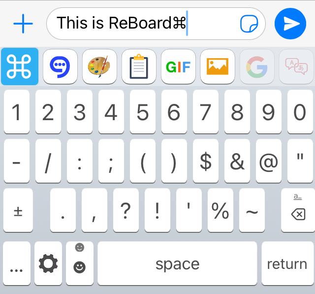 Top Best iPhone Keyboard apps 9 ReBoard