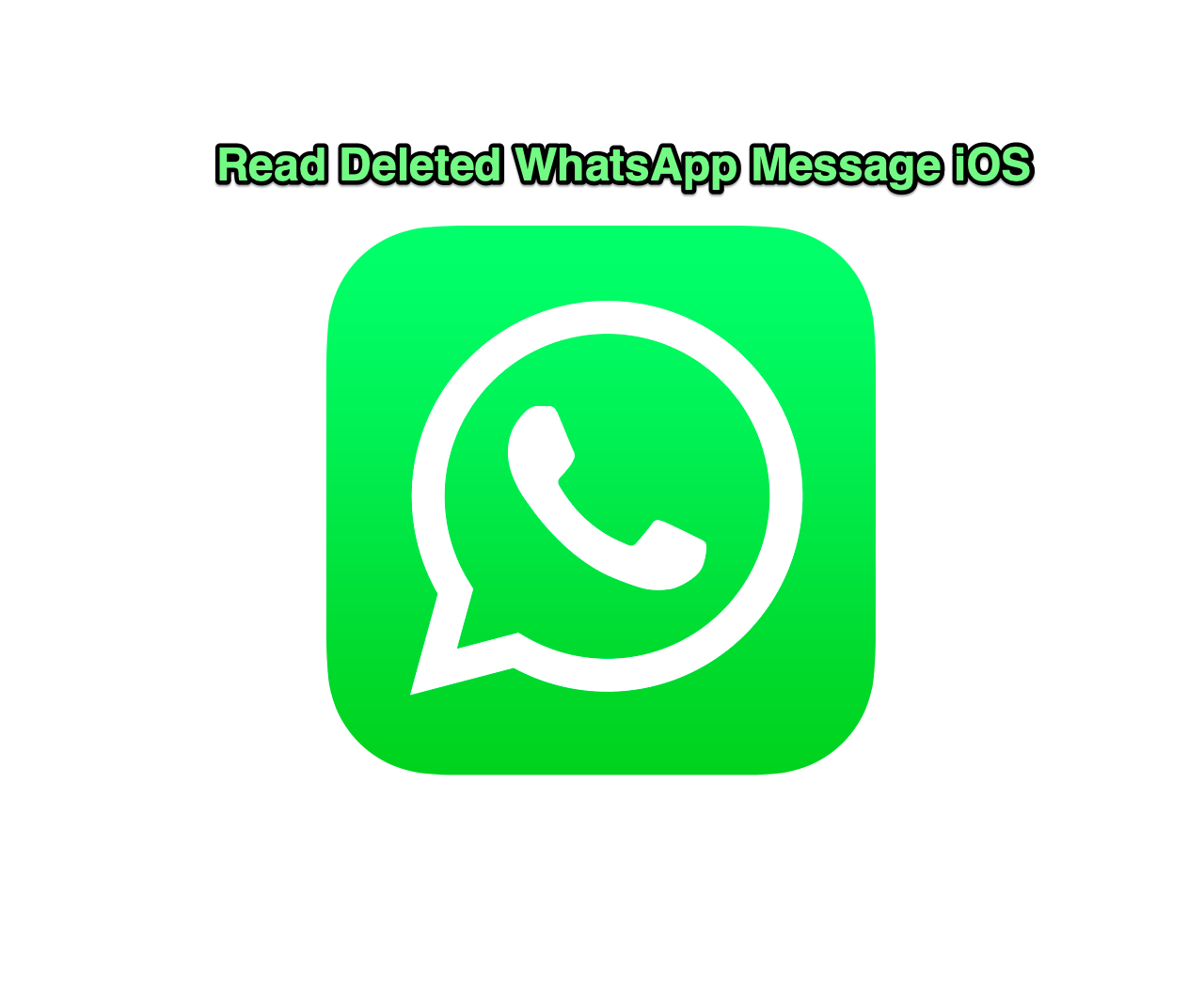 How to Read Deleted WhatsApp Messages on iOS? 1 Read Deleted WhatsApp iOS