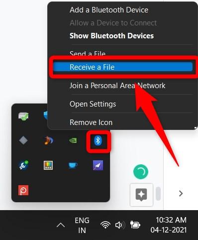 How to Fix Windows 11 Bluetooth File Transfer Not Working? 14 Receive a file