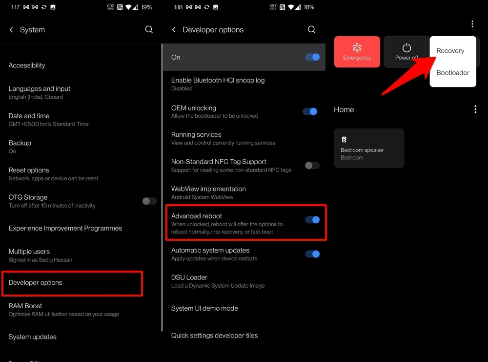Fix Internet Not working on OnePlus Mobiles 8 Recovery Mode Reboot