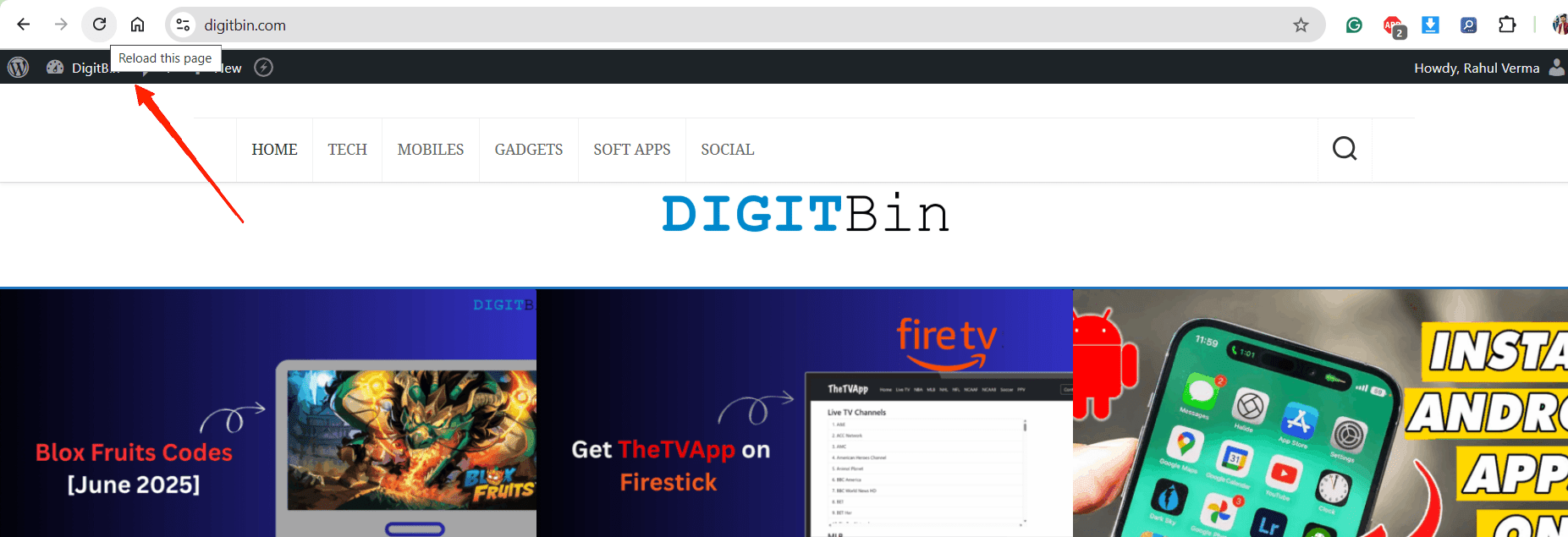 502 Bad Gateway Error: What is and how to fix It 3 Refresh the Webpage