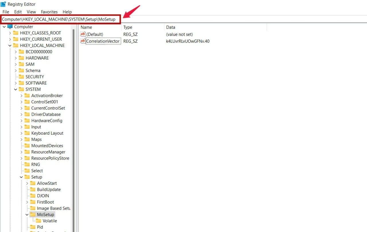 How to Install Windows 11 on an Unsupported PC? 9 Registry Location