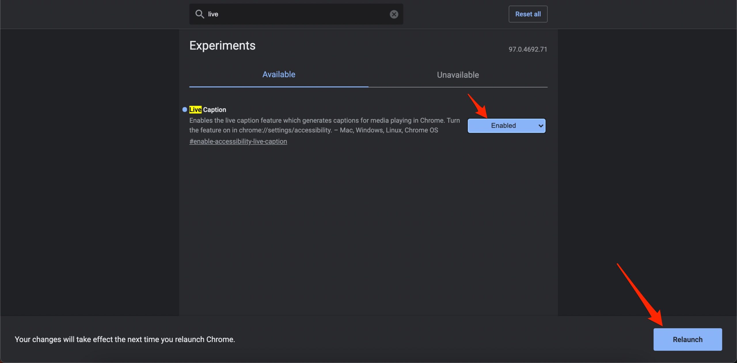 How to Fix Live Captions Not Working on Chrome Browser? 3 Relaunch the Chrome