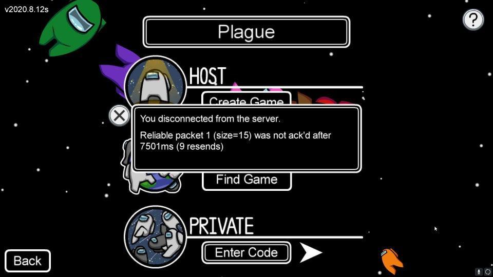 How to Fix All Error Codes and Errors on Among Us Game? 3 Reliable packet size 15