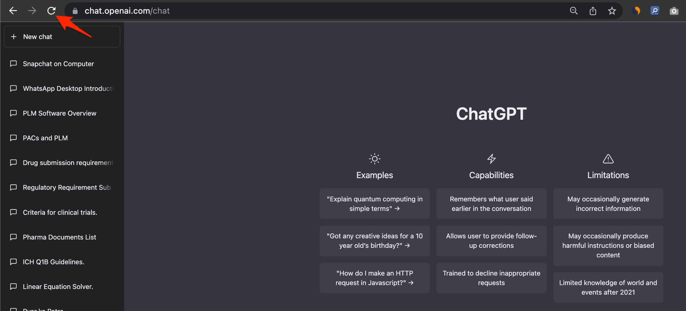 How to Fix ChatGPT Network Error on Long Responses? 4 Reload ChatGPT WebPage