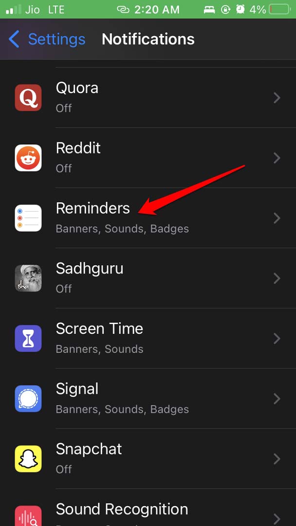 How To Fix iPhone Reminders Not Working on iOS 15 6 Reminders app notifications settings
