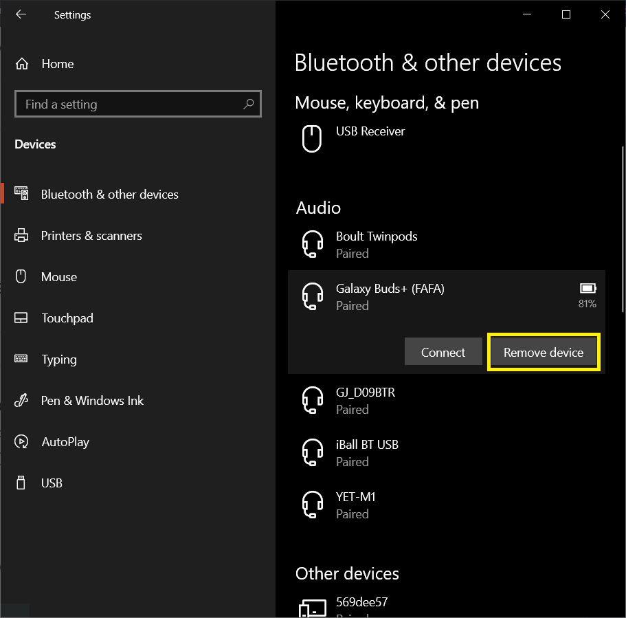 Remove Device