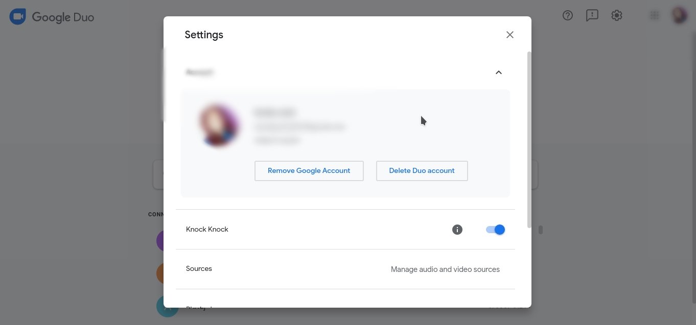 Google Duo Web | Make Web Login on Desktop Browser 8 Remove Google Duo Web