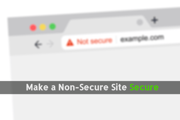 Fix "Not Secure" SSL Error on Chrome Browser | Remove Warning 1 Remove Not Secure Chrome Warning