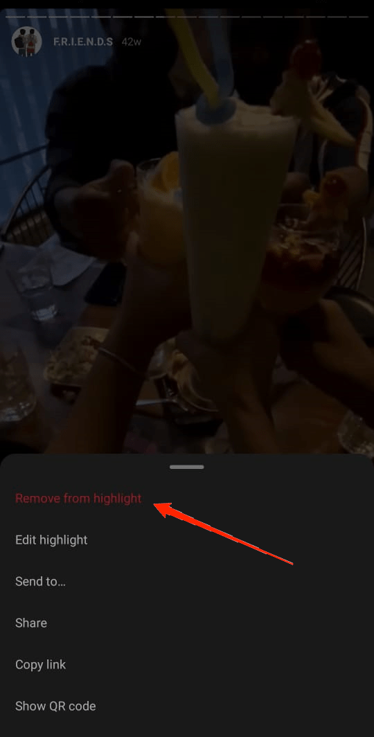 How to Delete Highlights on Instagram? 5 tap on "Remove from highlight."