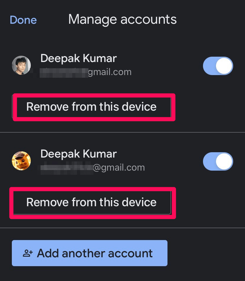 How to Remove Gmail Account on iPhone and iPad 4 Remove from this device