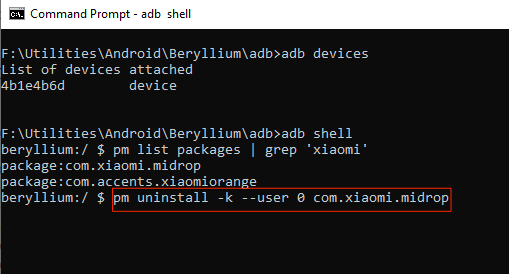 How to Delete Preinstalled Apps on Android without Root? 9 Remove Bloatware cmd